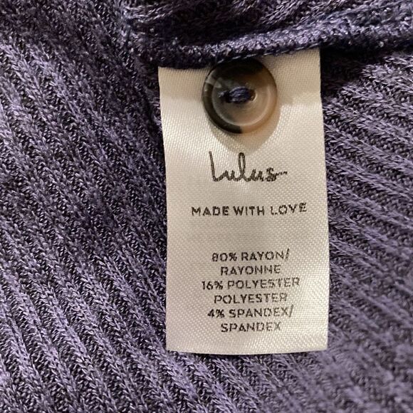 Lulus Blue Knit Sweet Comfort Mini Sweater Dress XS NWT - Picture 6 of 10